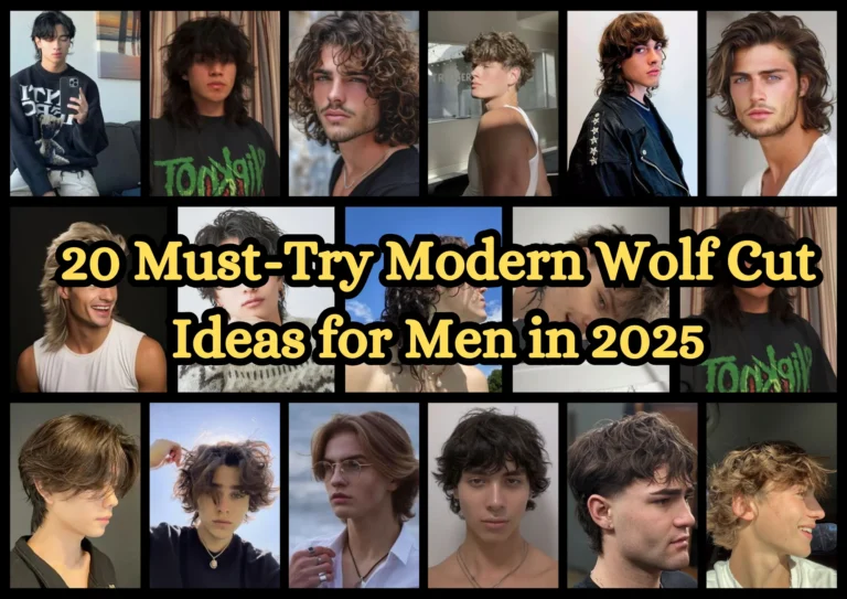 20 Must-Try Modern Wolf Cut Ideas for Men in 2025