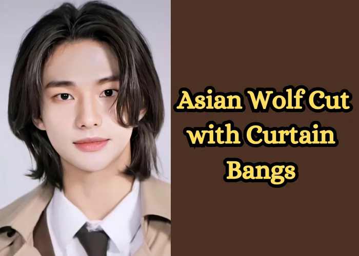 Asian Wolf Cut with Curtain Bangs