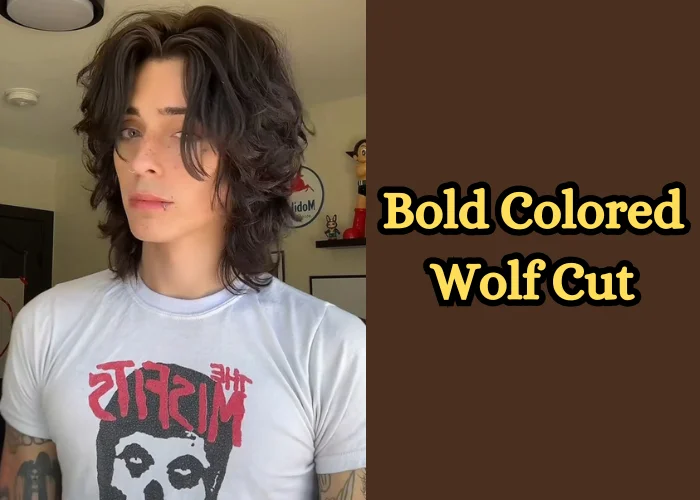 Bold Colored Wolf Cut