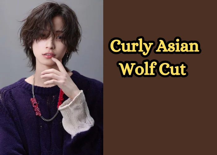 Curly Asian Wolf Cut