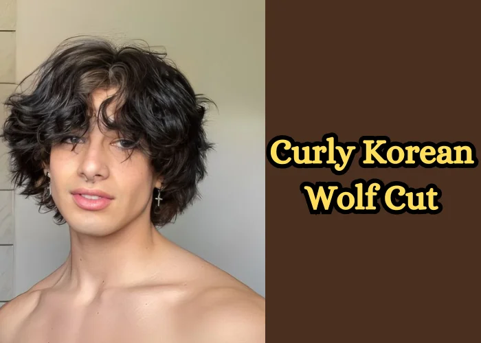 Curly Korean Wolf Cut