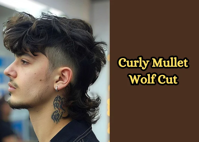 Curly Mullet Wolf Cut