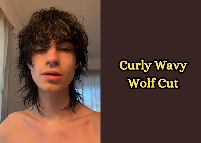 Curly Wavy Wolf Cut