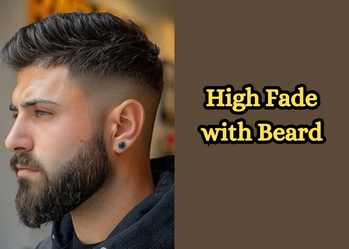 High Fade with Beard