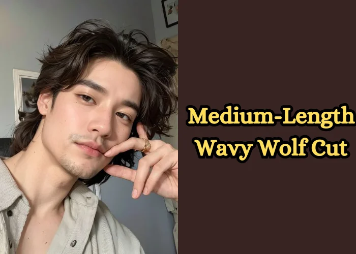 Medium-Length Wavy Wolf Cut