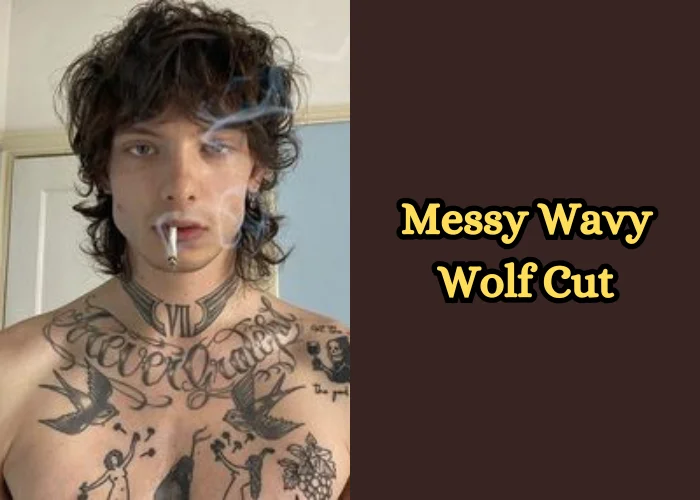 Messy Wavy Wolf Cut