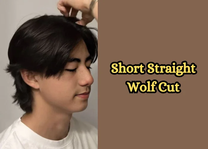 Short Straight Wolf Cut