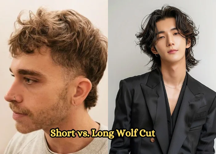 Short vs. Long Wolf Cut