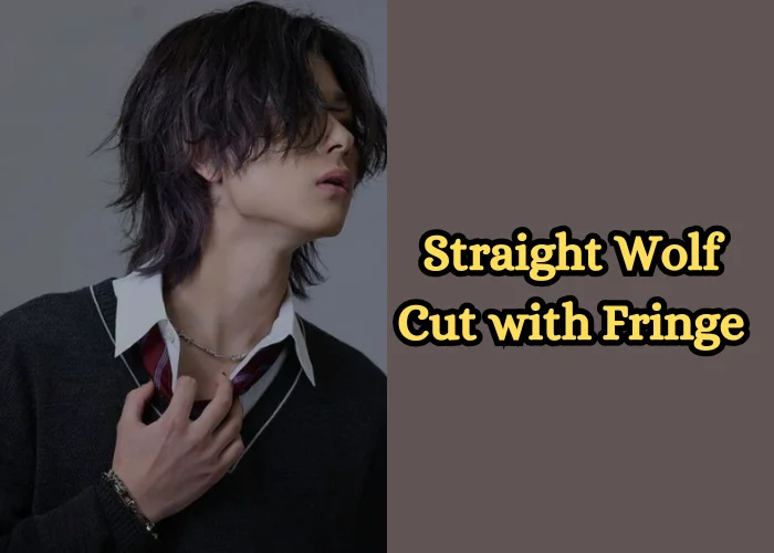 Straight Wolf Cut with Fringe