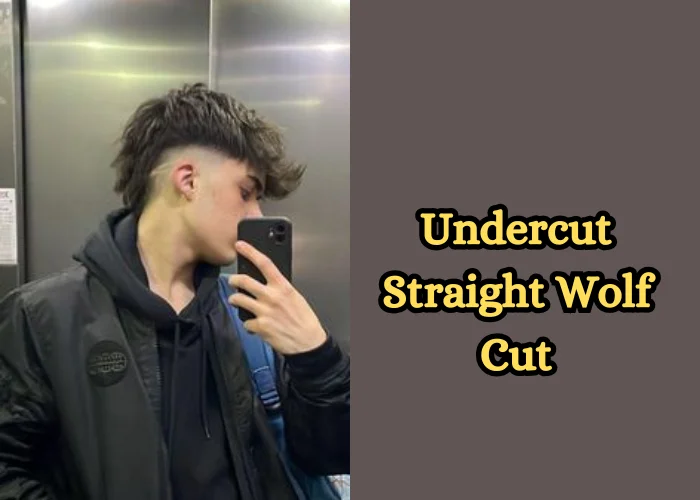 Undercut Straight Wolf Cut