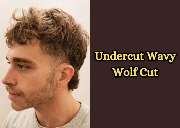 Undercut Wavy Wolf Cut