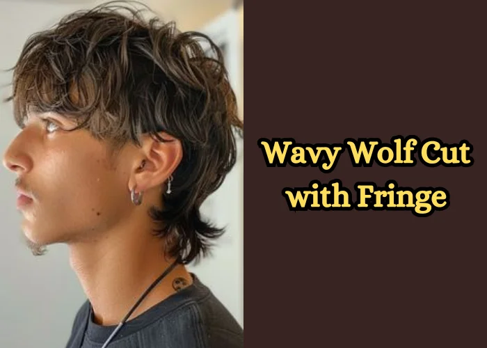 Wavy Wolf Cut with Fringe