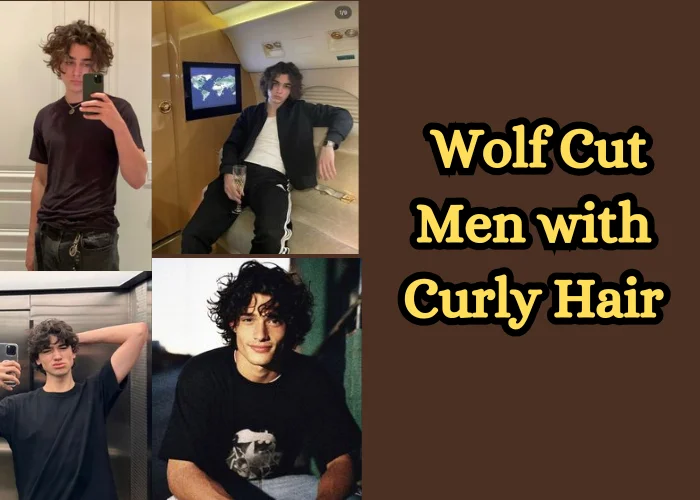 Wolf Cut Men with Curly Hair